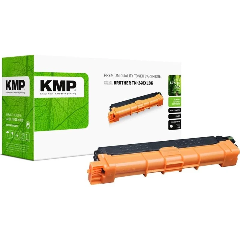 KMP 1273,3000 Tonerpatron til Brother TN-248XLBK - Sort