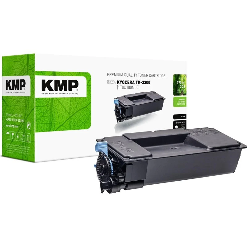 KMP TK-3300 Sort Tonerkassette til Kyocera