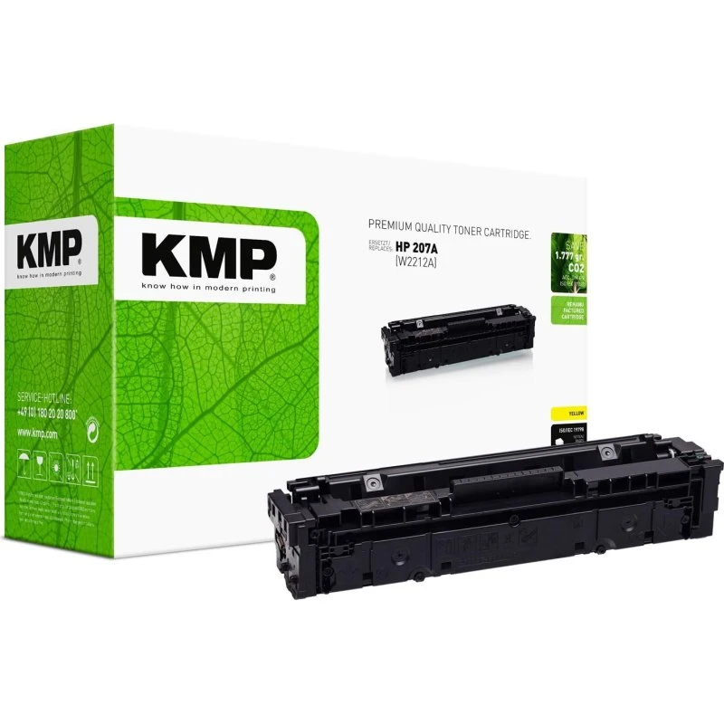 KMP 2558,0009 Gul Tonerpatron til HP 207A (W2212A)