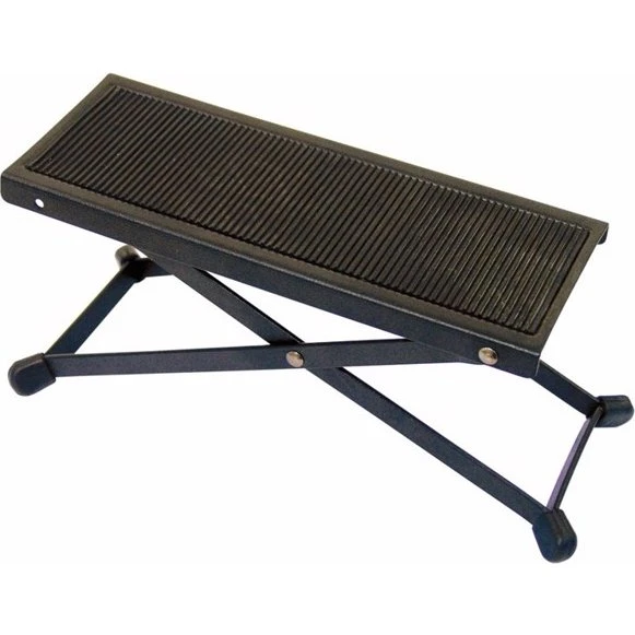 DIMAVERY Justerbar fodstøtte til guitar, sort (10,7–24,3 cm)