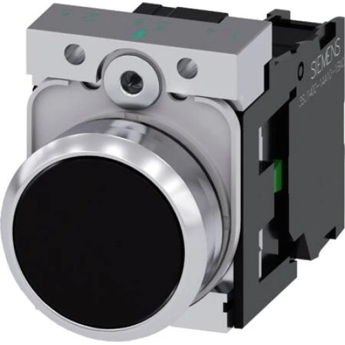 Siemens Sirius Act Trykknap, 22 mm, Sort, Metal
