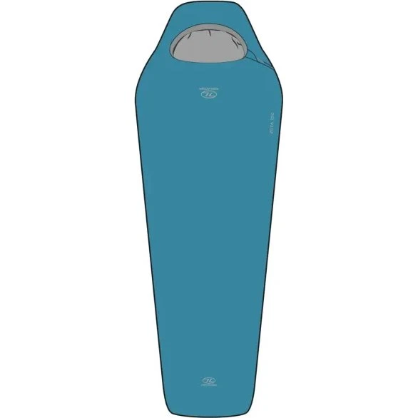 Highlander Zeta 150 mummy-sovepose - sky blue