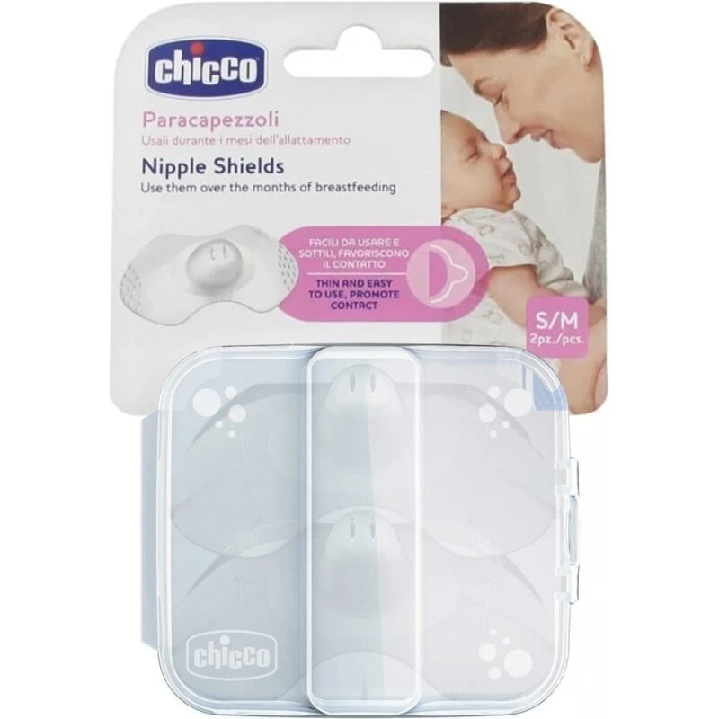 Chicco Silikone Ammebrikker S/M 2 stk