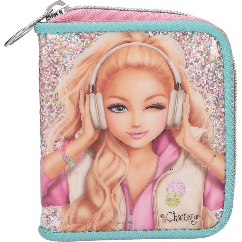 Top Model Christy Music Pung - Pink og Turkisblå