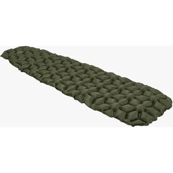 Highlander Nap-Pak oppusteligt liggeunderlag 190x55x5 cm (Olive)