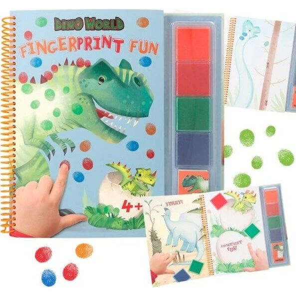 Dino World - Fingerprint Fun Bog