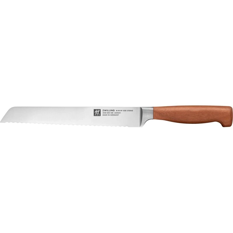 ZWILLING VIER STERNE Brødkniv 20 cm med Kotibé-træ