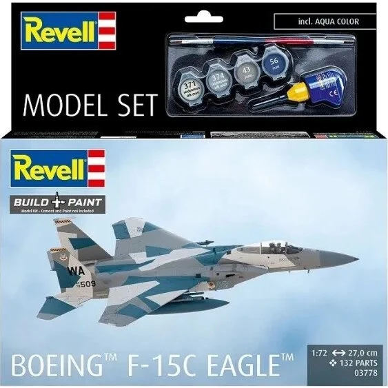 Revell 63778 Boeing F-15C Eagle Modelfly - 1:72 Build & Paint