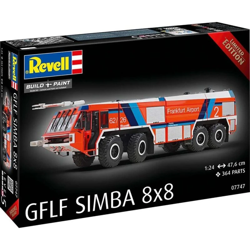 Revell 07747 Simba 8x8 Brandbil Byggesæt - 1:24