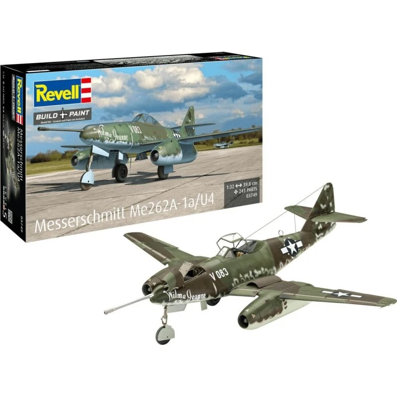 Revell 03749 Messerschmitt Me262a-1a/u4 Modelbyggesæt 1:32