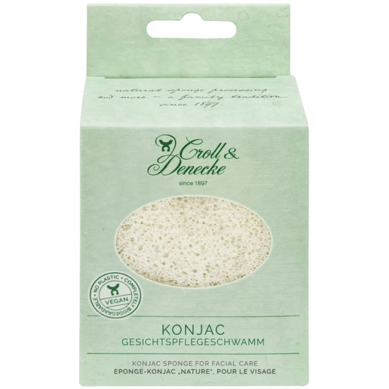 Croll & Denecke Konjac svamp til ansigtet, 1 stk.