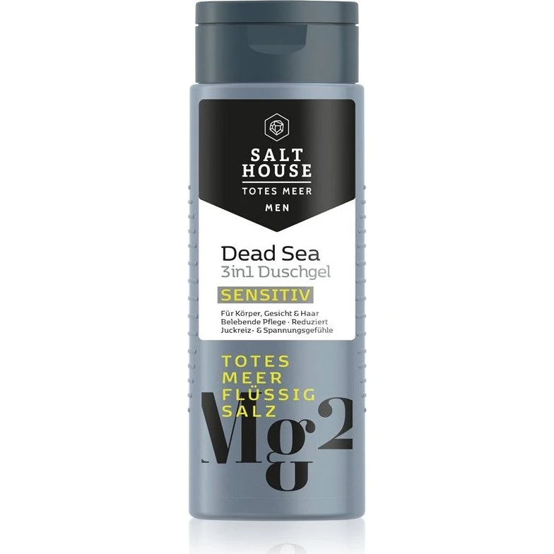Salt House Dead Sea 3-i-1 Shower Gel til mænd, 250 ml