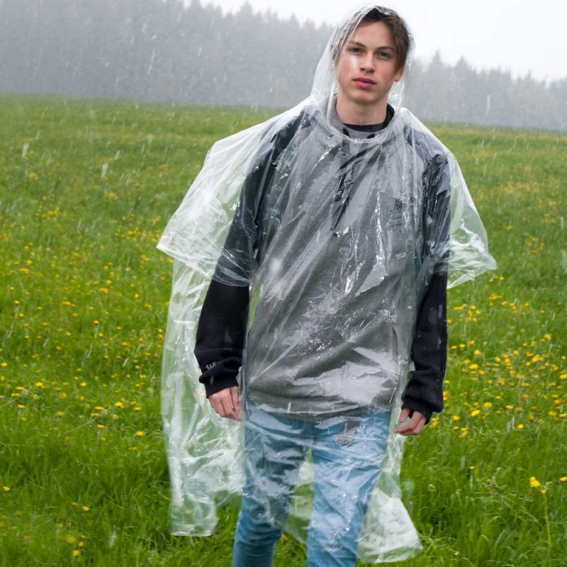 Origin Outdoors Bionedbrydelig Engangsregnponcho