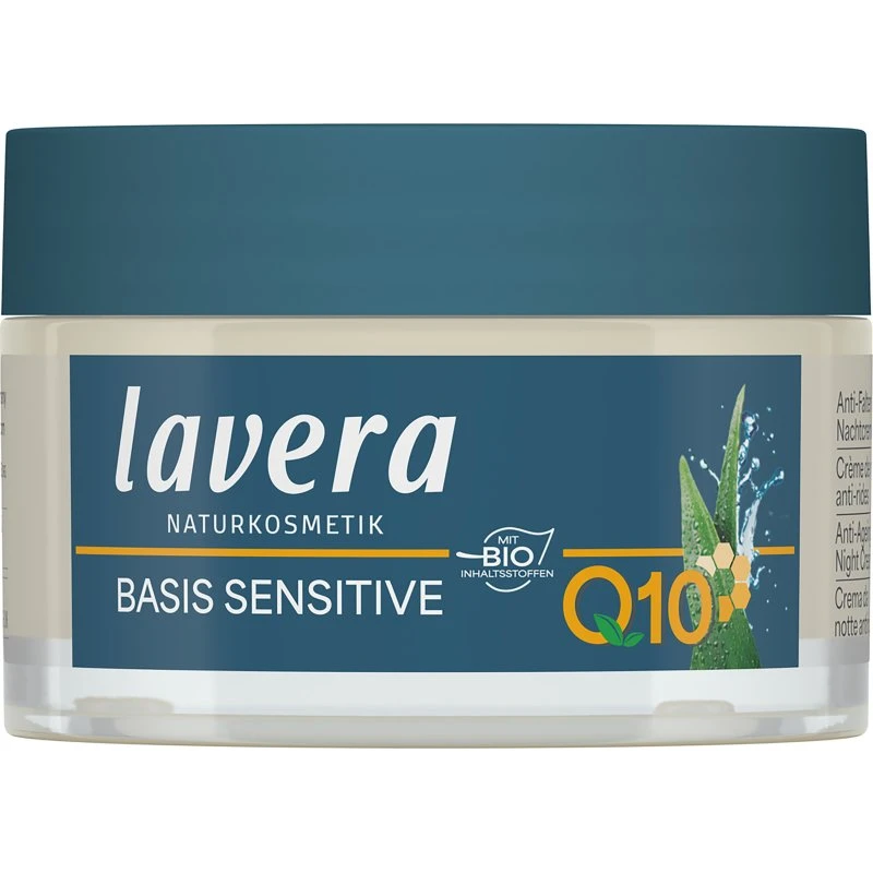 Lavera Basis Sensitiv Q10 Anti-Ageing Natcreme 50 ml