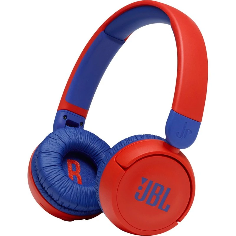 Original JBL JR310 On-ear headset – blå/rød