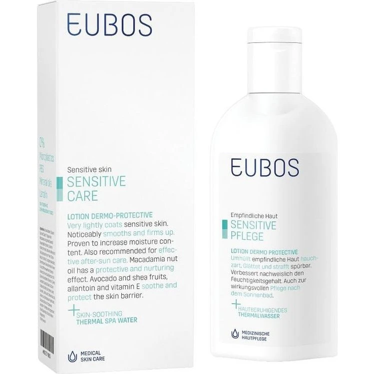 Eubos Beskyttende mælk til tør og følsom hud, 200 ml