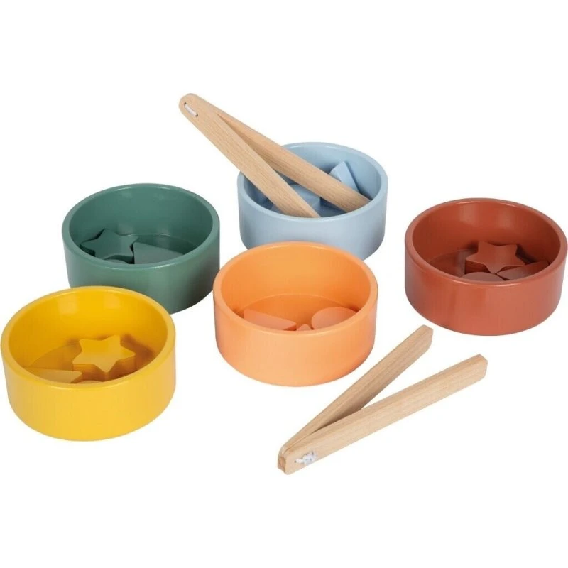 Small Foot Montessori Sorteringsspil med Træ og Tang