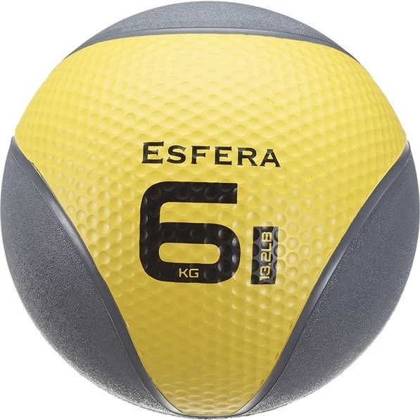 Trendysport Medicinbold, 6 kg, sort/gul