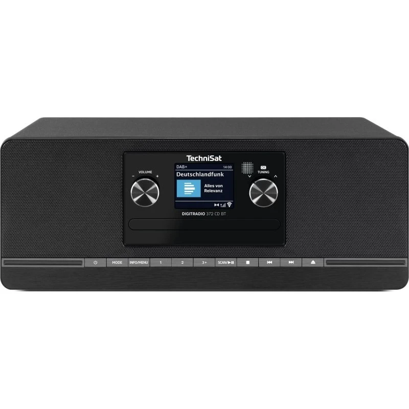 Technisat DigitRadio 372 CD BT - DAB+, FM & Bluetooth - Sort