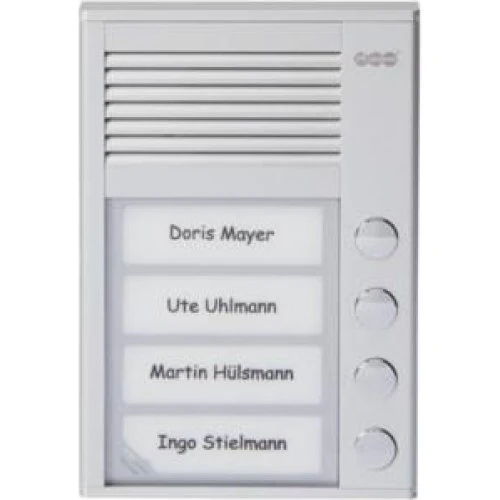Auerswald TFS Dialog 214 dørtelefon i aluminium med 4 taster