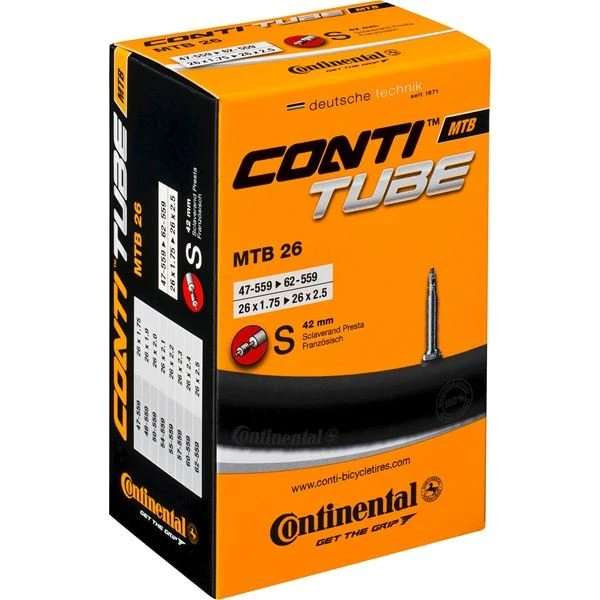 Continental 26" Slange 47/62-559 med 42mm racer ventil