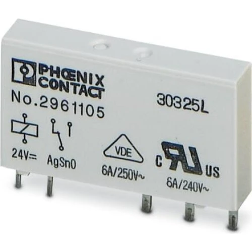 Phoenix Contact Enkeltrelæ REL-MR- 24DC/21