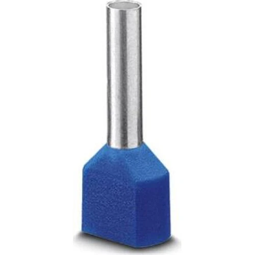 AI-TWIN Terminalrør 2x 2,5 - 13 mm - Blå