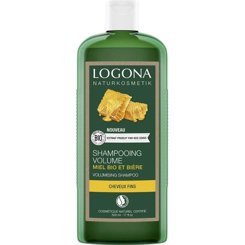 Logona Økologisk Øl & Honning Volumen Shampoo 500ml