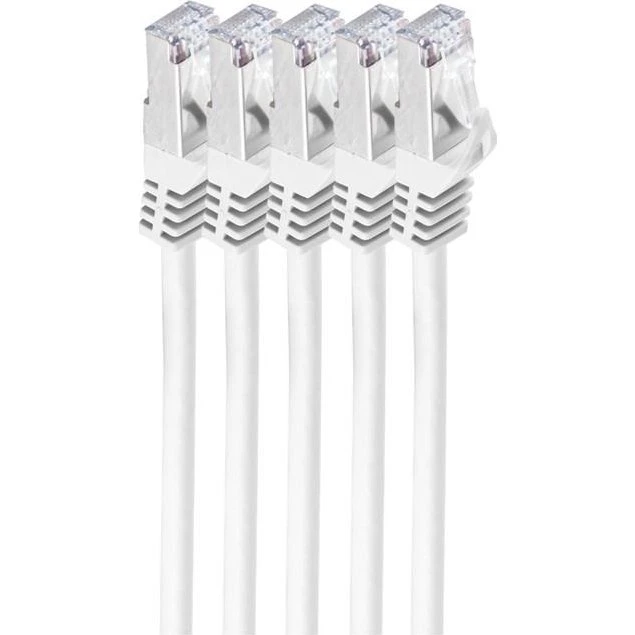 Shiverpeaks BS75515-W-SET5 Cat7 S/FTP Netværkskabel, 5 m, 5 stk.