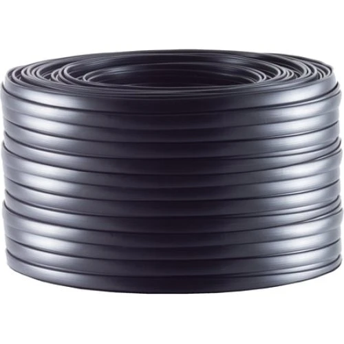 S/CONN 76106-50 Telefonkabel, 50 m, Sort
