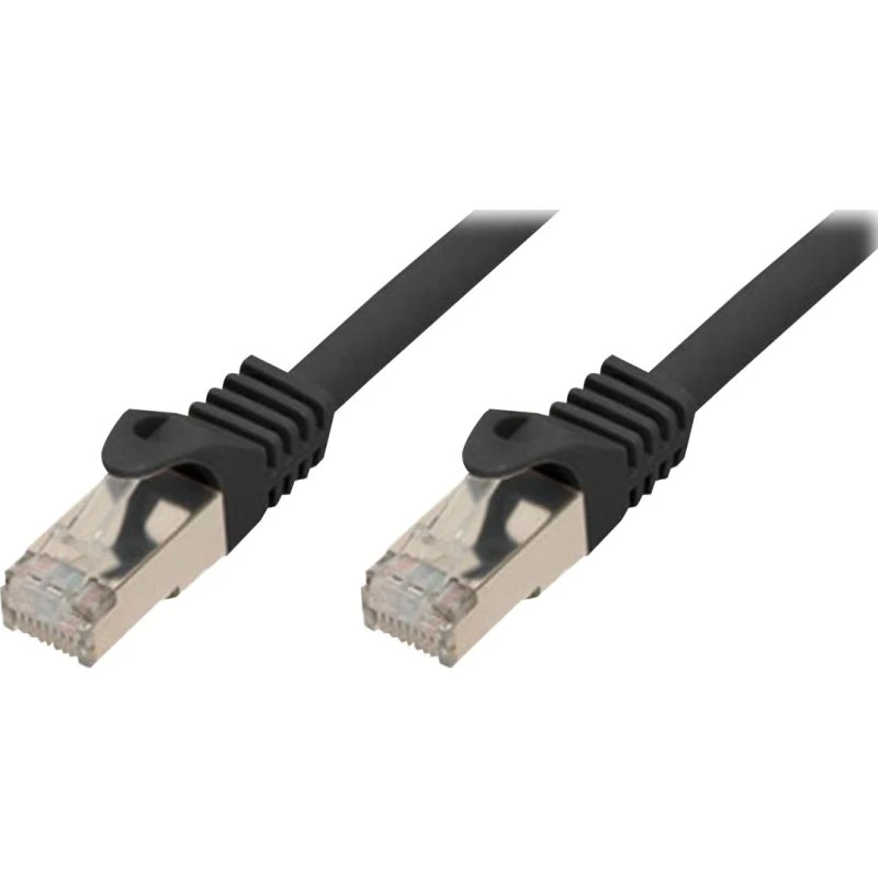Shiverpeaks BASIC-S CAT 7 SFTP Patchkabel, 10m, Sort