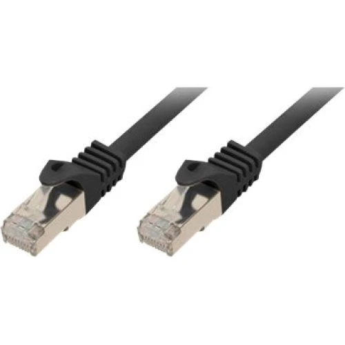 Shiverpeaks BASIC-S CAT 7 SFTP Patchkabel, 3m, Sort