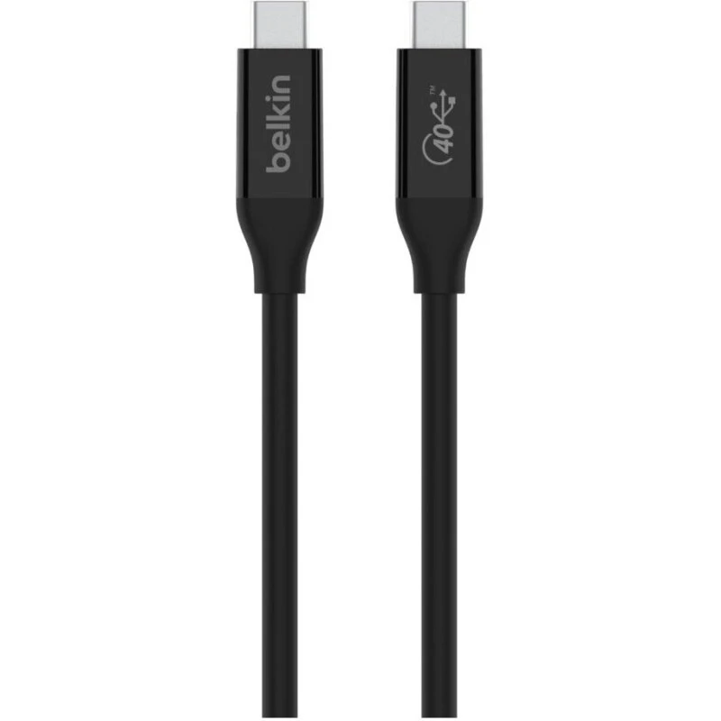 Belkin USB4 USB-C til USB-C kabel 0,8 m - Sort
