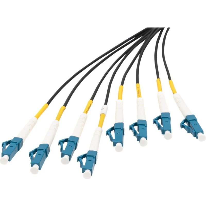 DIGITUS Udbryderkabel Fiberoptik LC/UPC G.657.A1/OS2 150m Sort