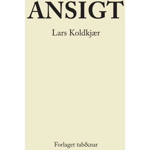 Ansigt - Lars Koldkjær - Bog - Forlaget Folklore