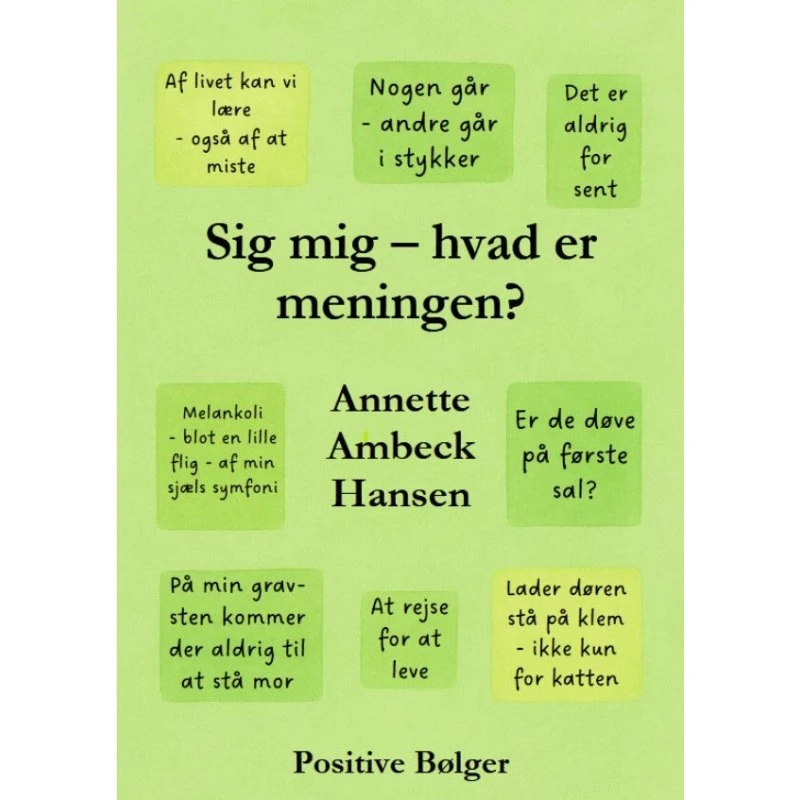 Sig mig - hvad er meningen? af Annette Ambeck Hansen