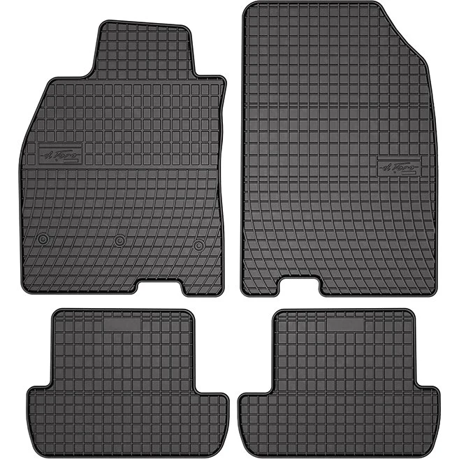 FROGUM Gummimåtter til Renault Megane III 2008-2016 - 4 stk. Sort