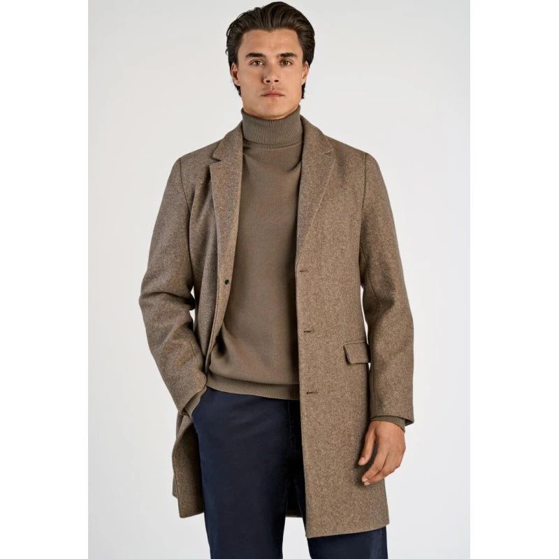 Lindbergh Classic frakke – brun mel