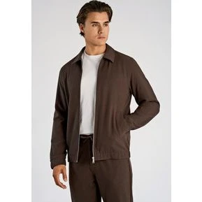 Lindbergh Superflex Brushed Zip Jacket – brown mel