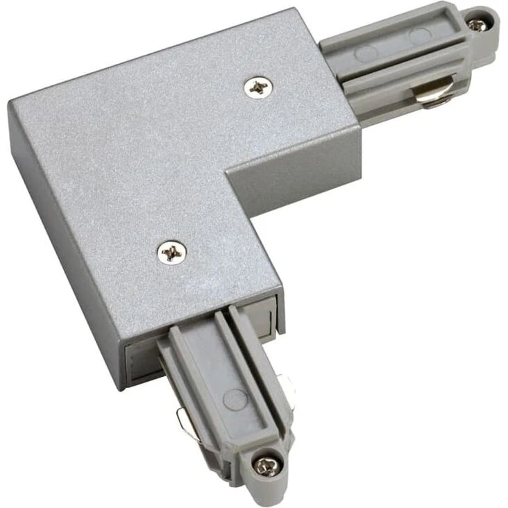 SLV 1-faset vinkelstykke med indvendig jord, sort