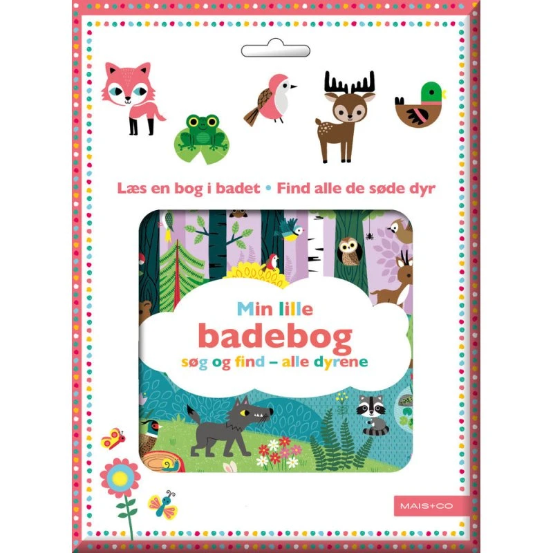 Min lille badebog - Søg og find alle dyrene - Mais & Co