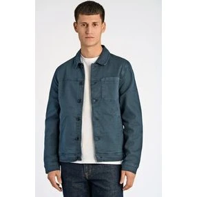 Lindbergh Cropped Length Overshirt Navy S