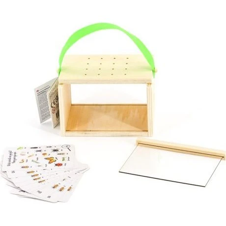 Mamamemo Insekthus i træ med kort
