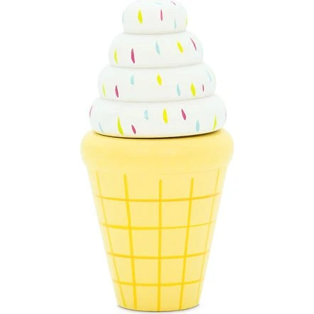 Mamamemo Vaffelis i træ 11 cm – Chokolade