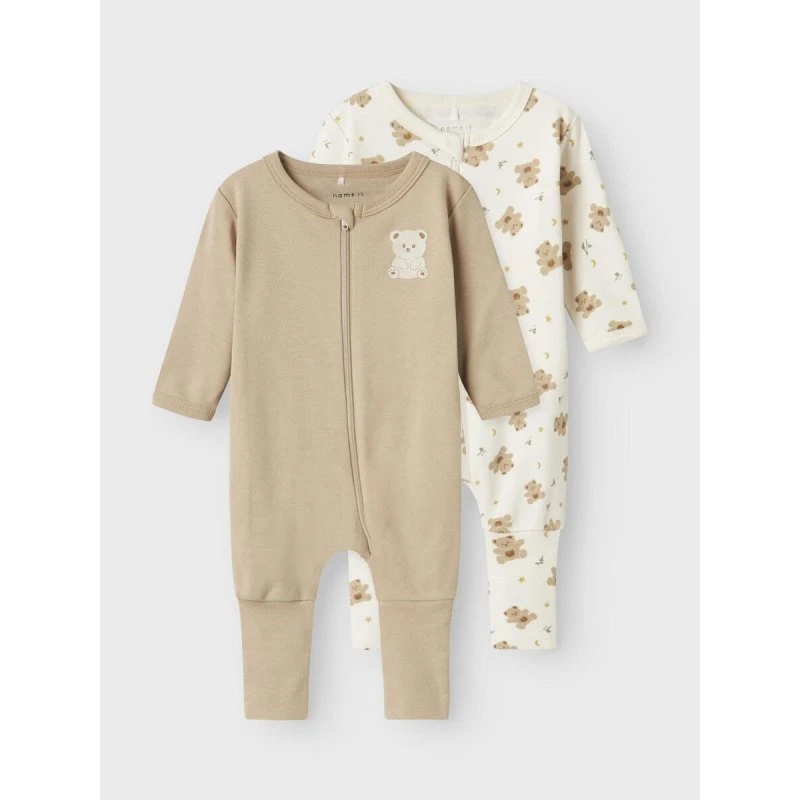 Name It Jet Stream 2-pak natdragt med lynlås – Bear