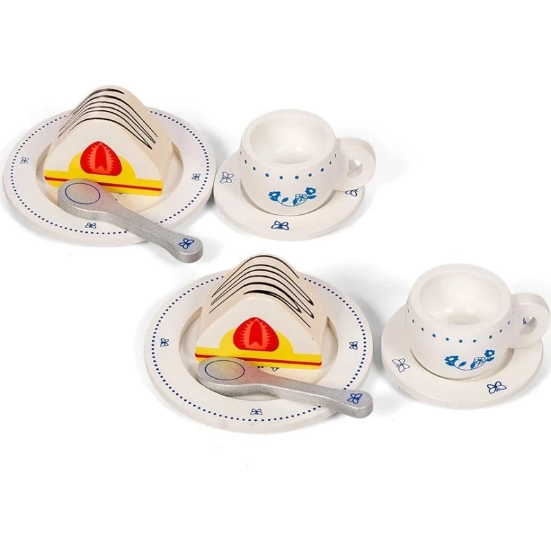 Mamamemo Eftermiddagste Sæt Royal, 10 dele i træ