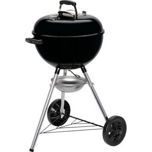 Weber E-4710 Kuglegrill med låg Ø 47 cm - sort/sølv
