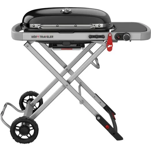 Weber Traveler gasgrill – sort, sammenklappelig