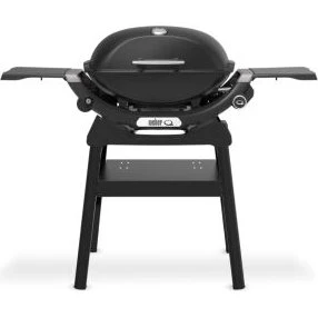 Weber Q 2200N gasgrill med stand og sideborde, sort