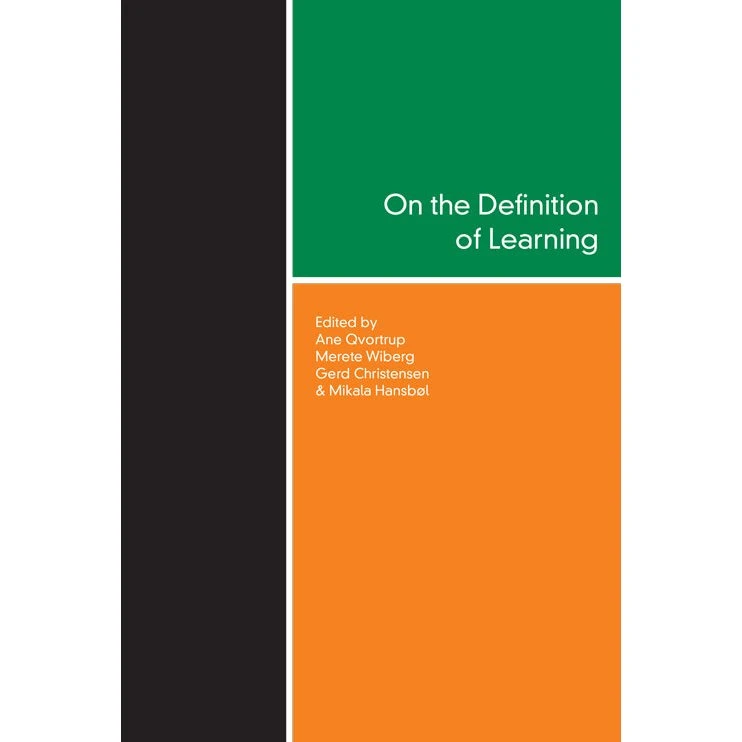 On the definition of learning - Gerd Christensen - Bog